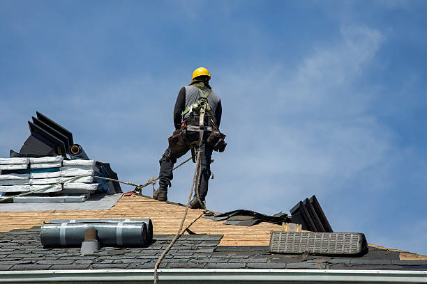 Professional Roof Replacement technician working in Kunkletown, PA